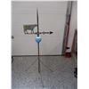 Image 1 : Cow weathervane with blue globe - 53" tall