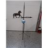 Image 1 : Horse weathervane with blue globe - 53" tall