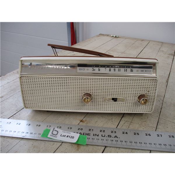Channel Master battery powered radio
