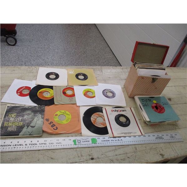 Lot of 45rpm records (Country, rock, misc)