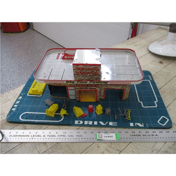 Tin service center - 26" long