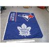 Image 1 : (2) Toronto Flags - Blue Jays + Maple Leafs