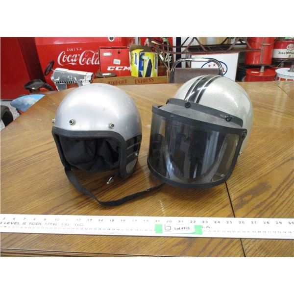 (2) Skidoo helmets (1 with shield)