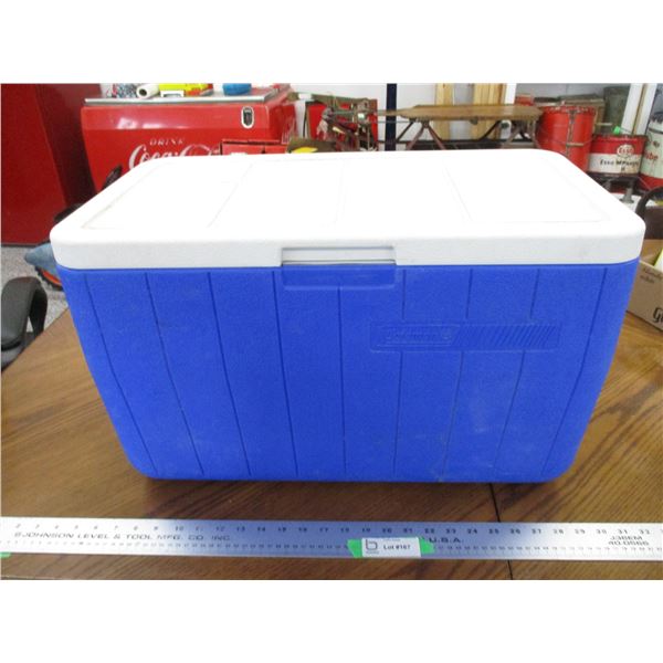 Blue Coleman Cooler