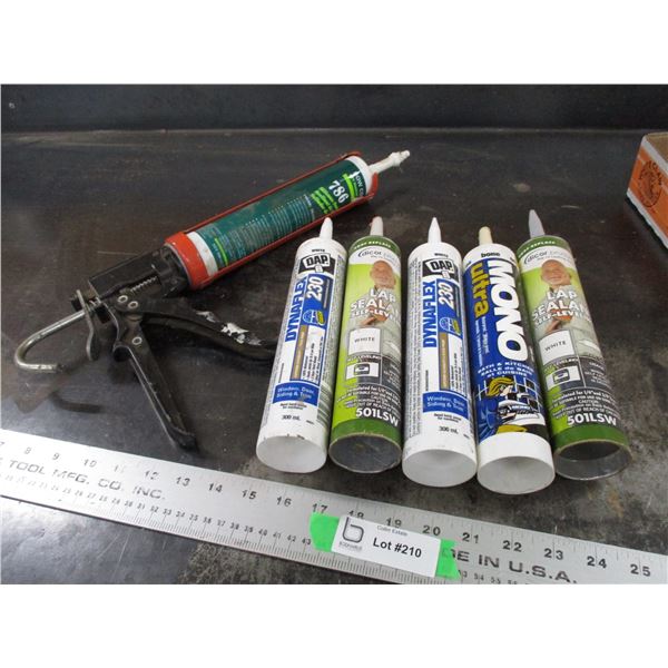 Silicone Gun with tubes