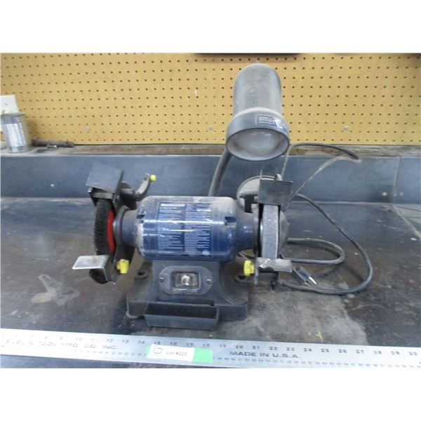 Mastercraft 6" bench grinder - working