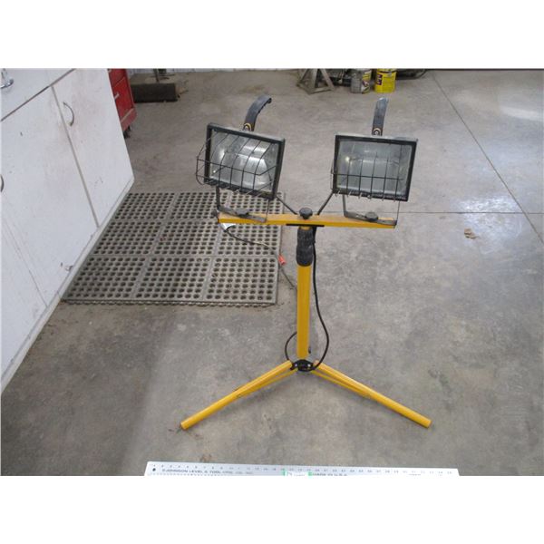 Dual standing work light