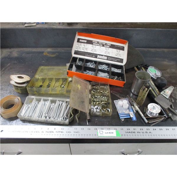 Steel Cotter pins / key stops / misc