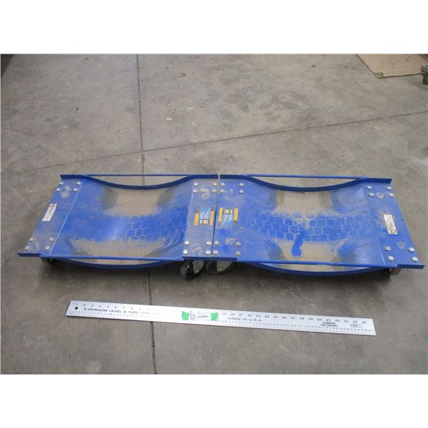 (2) vehicle wheel dollies - power fist