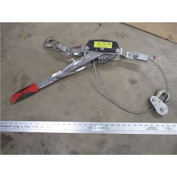 Fence stretcher come along