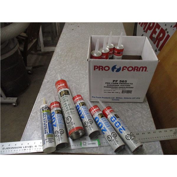 (9) Constructions adhesive tubes - (1) large sealant