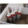 Image 3 : (9) Constructions adhesive tubes - (1) large sealant