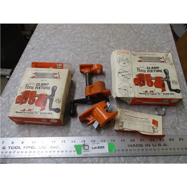 (2) Pony Clamp Fixtures