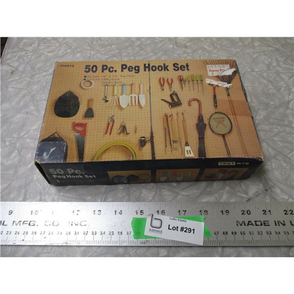 50 piece peg hook stand