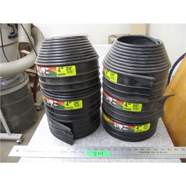 (6) 4" 20' rolls of lawn edging