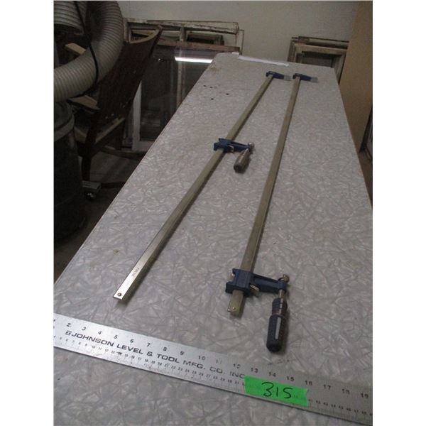 (2) Wood clamps - 51" long