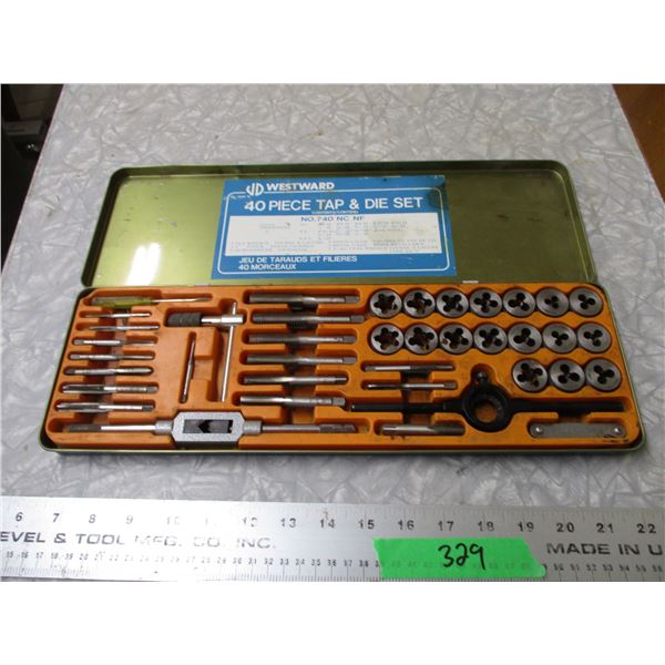 40 piece tap and die set