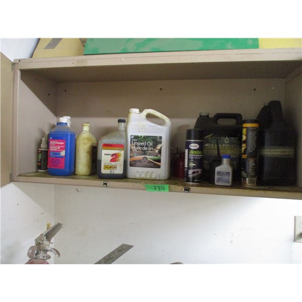 oil, sprays, grease