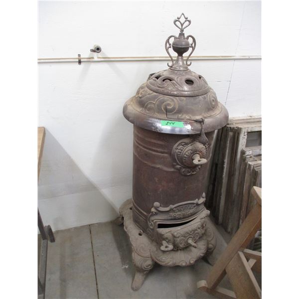 Empire Hot blast No 15 cast iron stove - 48" tall