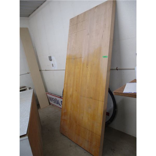 Wooden butchers table top - 84x38