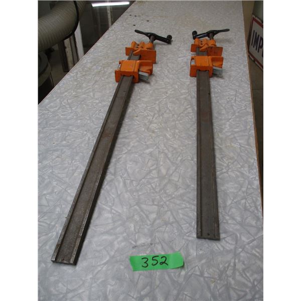 (2) Wood clamps - 30" long