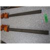 Image 3 : (2) Wood clamps - 30" long