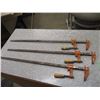Image 2 : (2) Wood clamps - 34" long