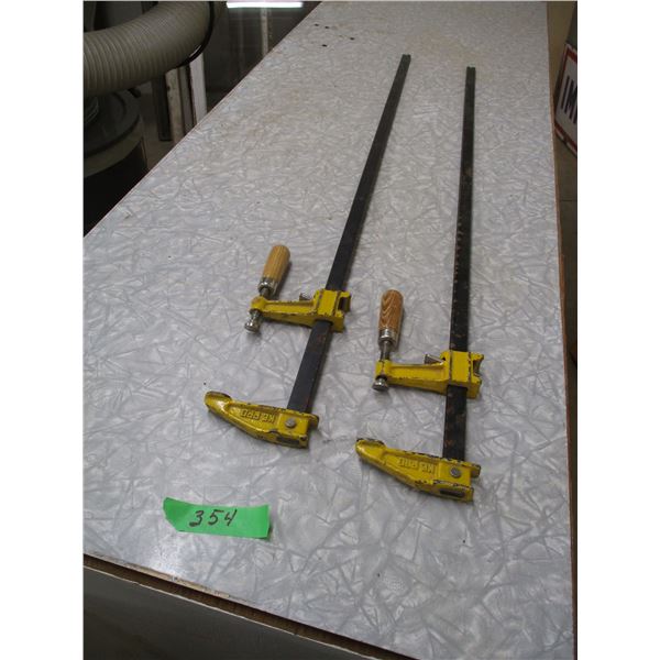 (2) Wood clamps - 40" long