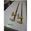 Image 1 : (2) Wood clamps - 40" long