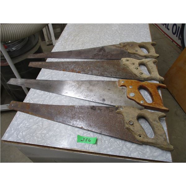 (4) hand saws
