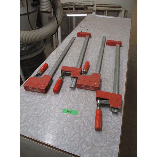 (4) wood clamps - 29" long
