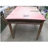 Image 4 : wooden table - 32x41 - 30" tall