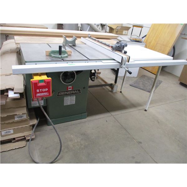 General 650R tablesaw - 5 foot x 6 foot - international (72"x60")