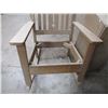 Image 3 : rocker chair (oak?) with small wood cabinet