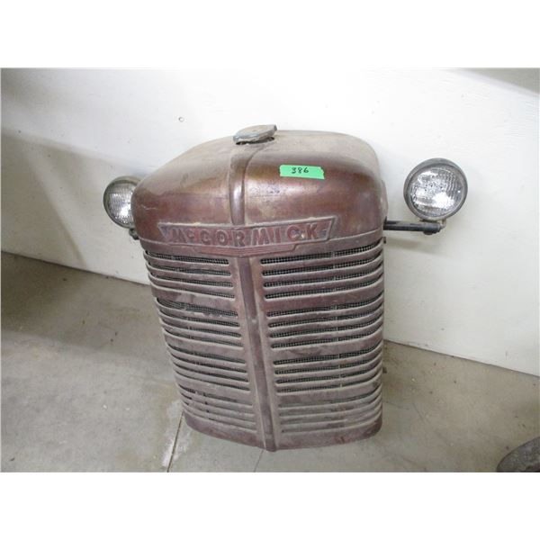 McCormick Deering grill with radiator + lights