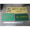 Image 1 : (3) collectible signs (2 wood, 1 tin)