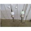 Image 1 : (2) Lightning rod with globes - 32" tall