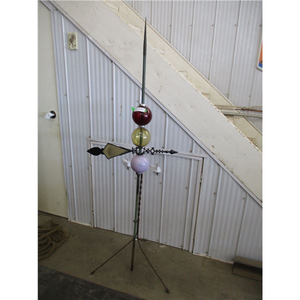 Lighting rod with (3) gloves - 66" tall
