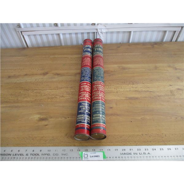 (2) Liberty fire extinguisher sticks