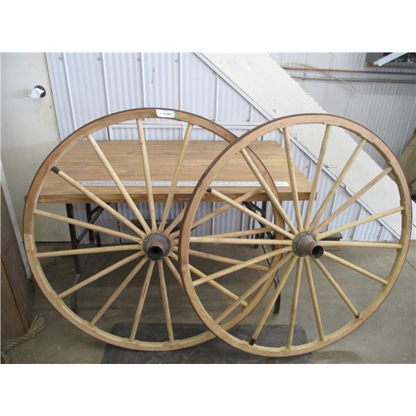2X THE BID PRICE - 43" Buggy Wheels