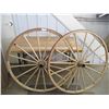 Image 1 : 2X THE BID PRICE - 43" Buggy Wheels