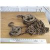 Image 1 : Antique pulley chain hoist