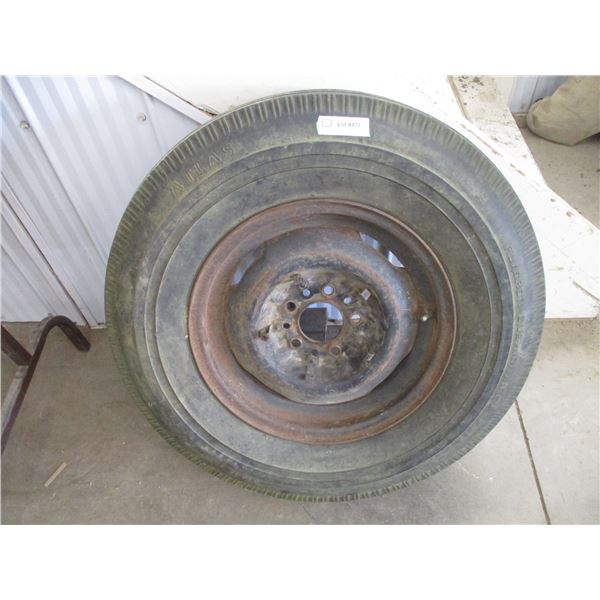 Atlas 6.70.15 ply tire + rim