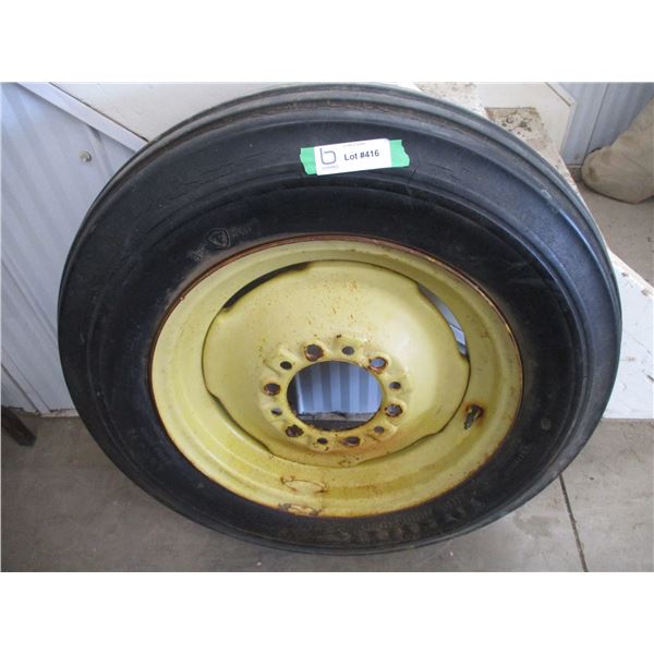 Firestone tire + rim - 6.00-16 4ply