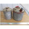 Image 1 : (2) Galvanized gas cans