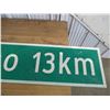 Image 4 : Bruno 13km aluminum sign - 47x12