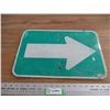 Image 1 : aluminum arrow sign - 18x12