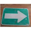 Image 2 : aluminum arrow sign - 18x12
