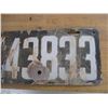 Image 3 : Sask License plate Porcelain (with 1922 tag)