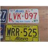 Image 3 : (4) Alberta license plates